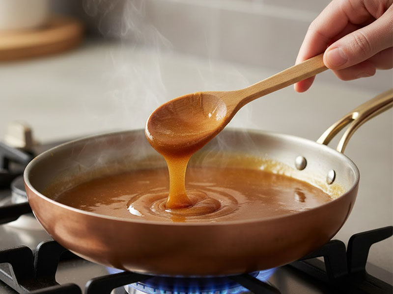 Karameli Yeniden Isıtarak Yoğunlaştırma