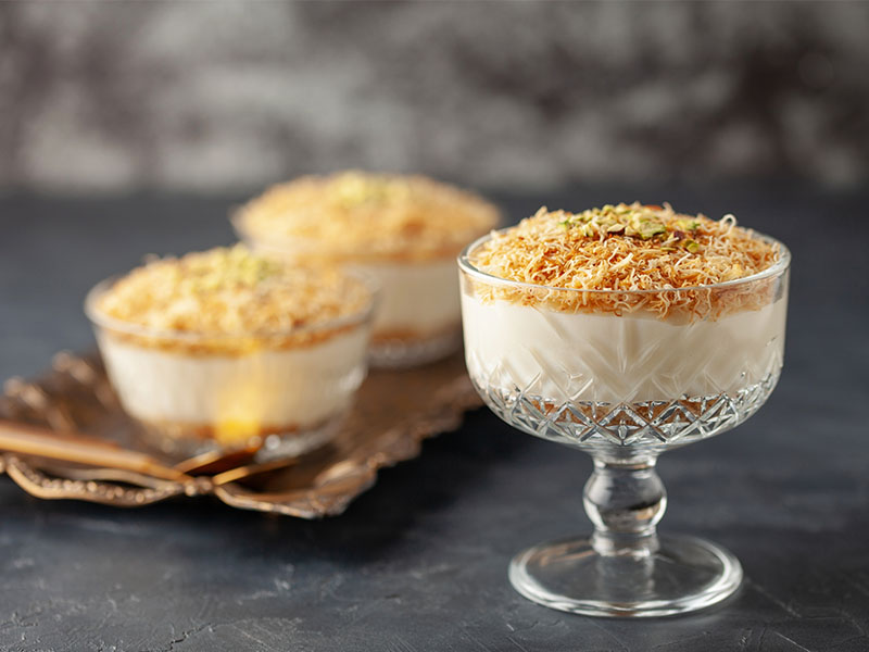 Kadayıfın dokusu ve kıvamı