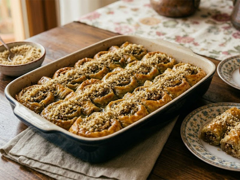 Cevizli Burma Tatlısı