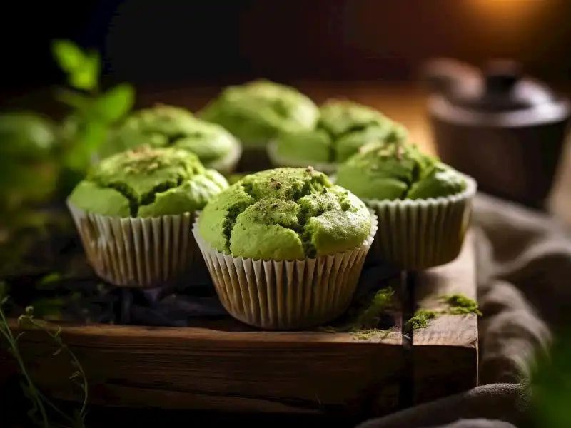 matcha muffin