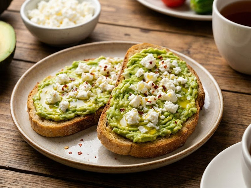 Avokadolu Tam Buğday Tostu