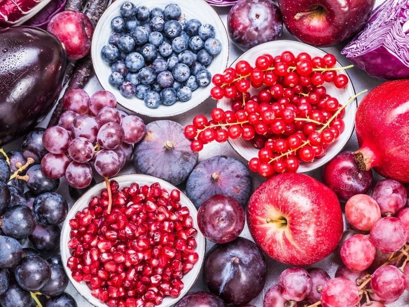 Kırmızı ve Mor Meyveler