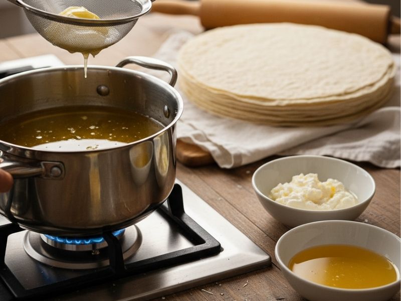 Tereyağını Doğru Eritin ve Temizleyin