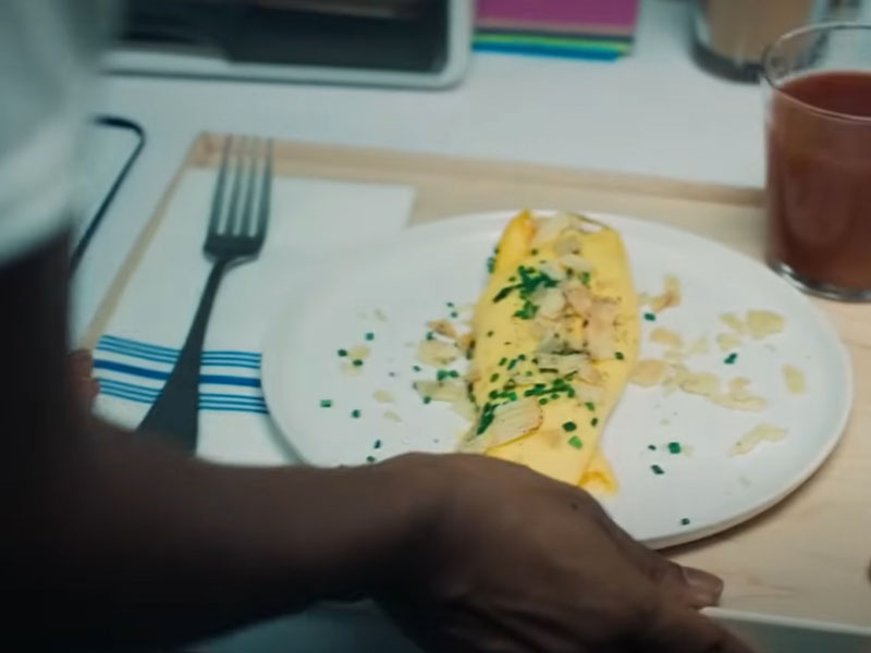 patates cipsli omlet