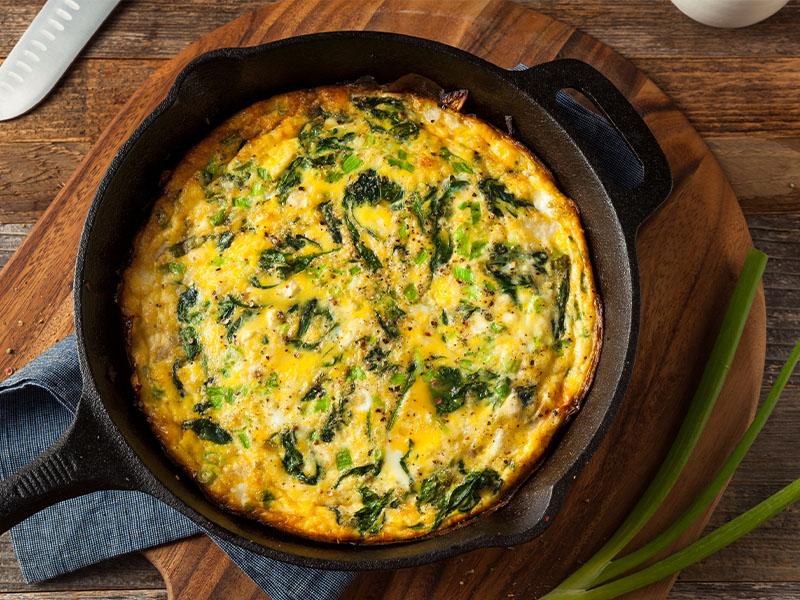 Peynirli Sebzeli Omlet