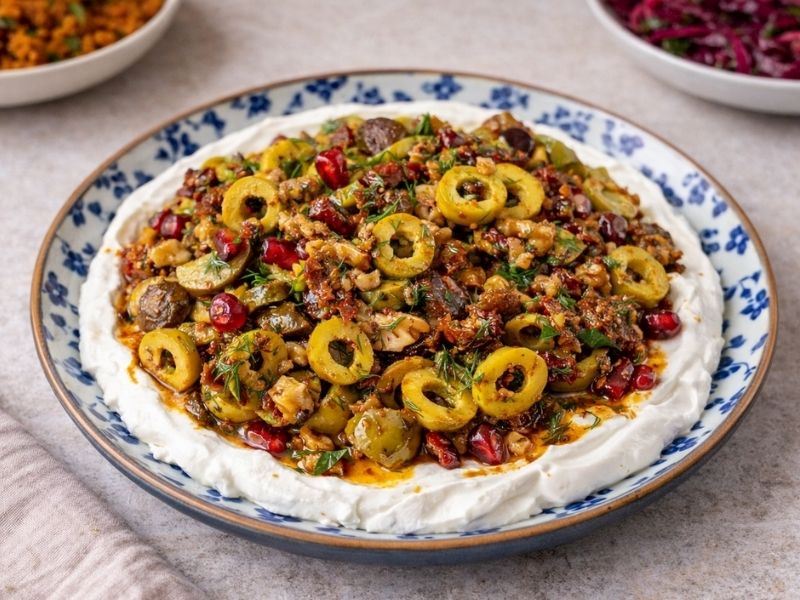 Yeşil Zeytin Mezesi Tarifi