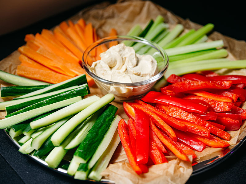 Salatalık ve Havuç Çubukları