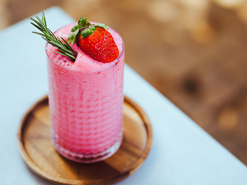 çilekli frappe