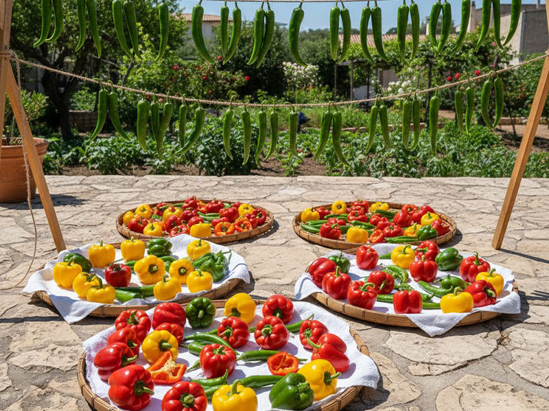 Güneşte Doğal Kurutma Yöntemi