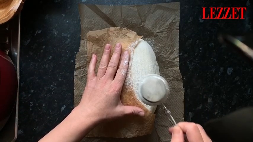 ekmek hamuruna şekil verme