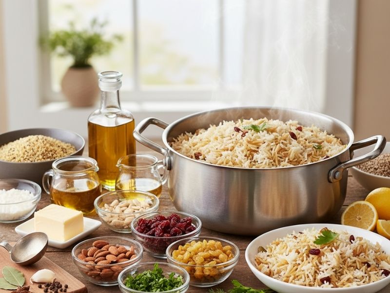 Tam Ölçülü 4 Kişilik Pilav Tarifi İçin Alternatif Öneriler