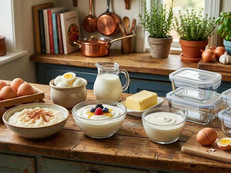 Yumurtalı ve Sütlü Yiyecekler