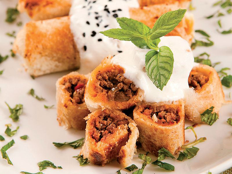 Kıymalı Ekmek Ruloları