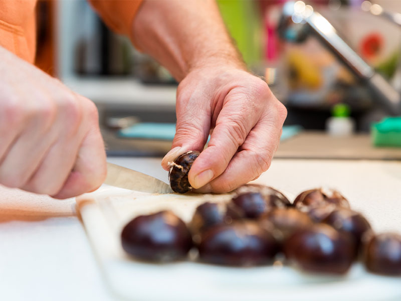 Kestanenin Üst Kısmı ve Detayları