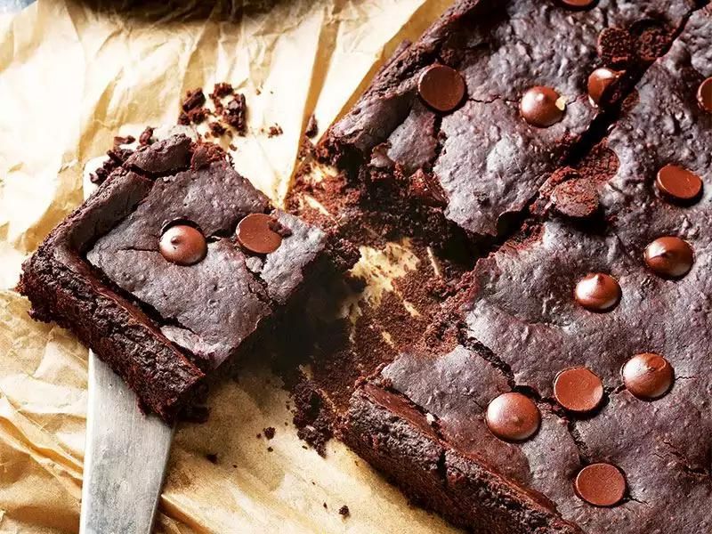 glutensiz siyah fasulyeli brownie