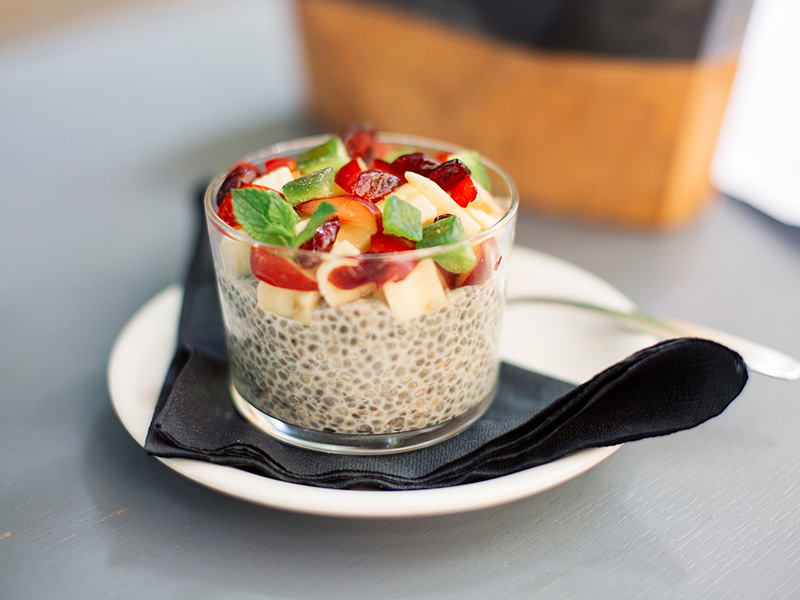 Chia Tohumlu Sütlü Puding