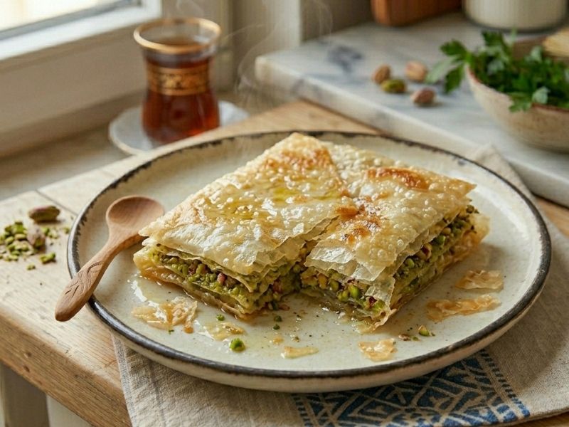 Tatlı Bir Seçenek: Pirinç Yufkasından Çıtır Baklava