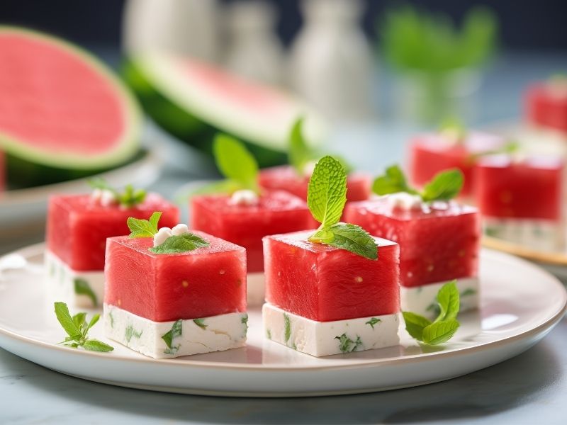 Karpuzlu Feta Peynirli Kanepe