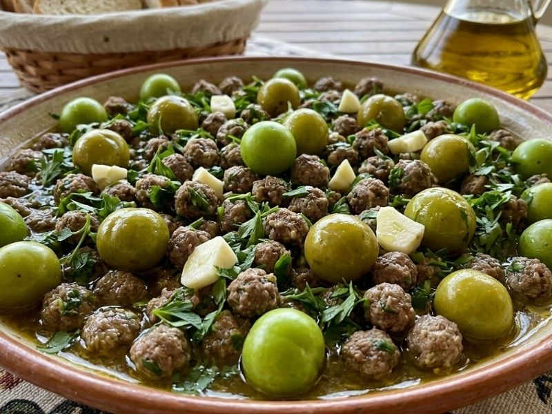 Köfteli Erik Yemeği (Alluciye)