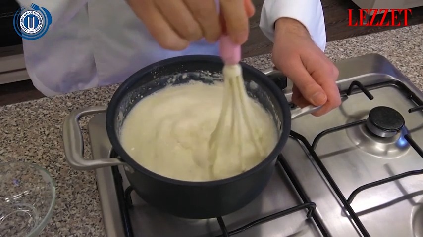 tencerede pişirilen muhallebi