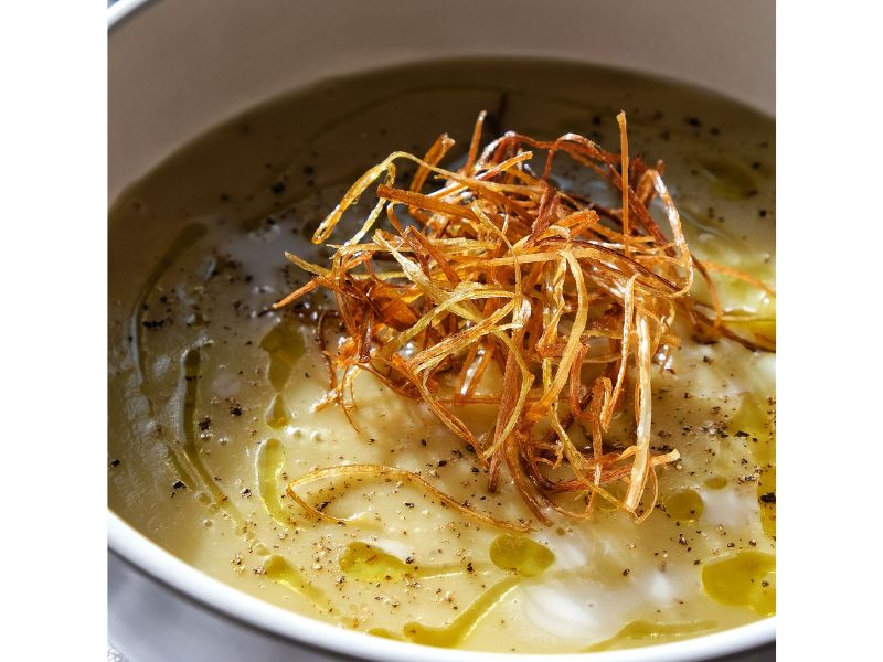 pırasa ve patates çorbası