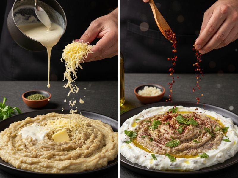 Patlıcanın Hazırlanışı ve Sos Yapısı