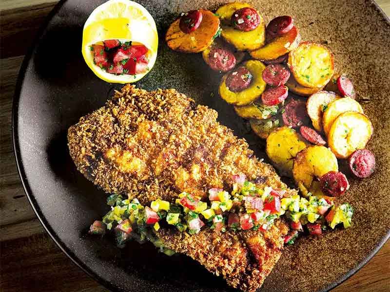 Schnitzel ve Patates Salatası