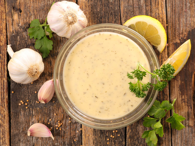 Limonlu Sarımsak Sosu