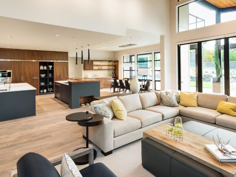 yemek odası ve salon