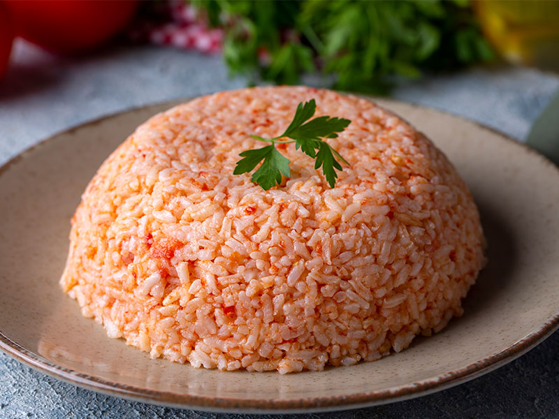 domatesli pilav