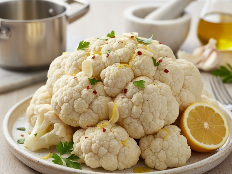 Haşlama veya Buğulama ile Yan Yemekler