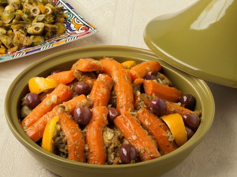 Fas Usulü Baharatlı Havuç Tajine