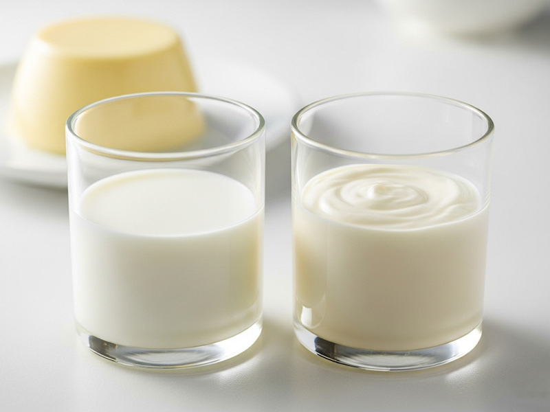 süt ve krema dengesi