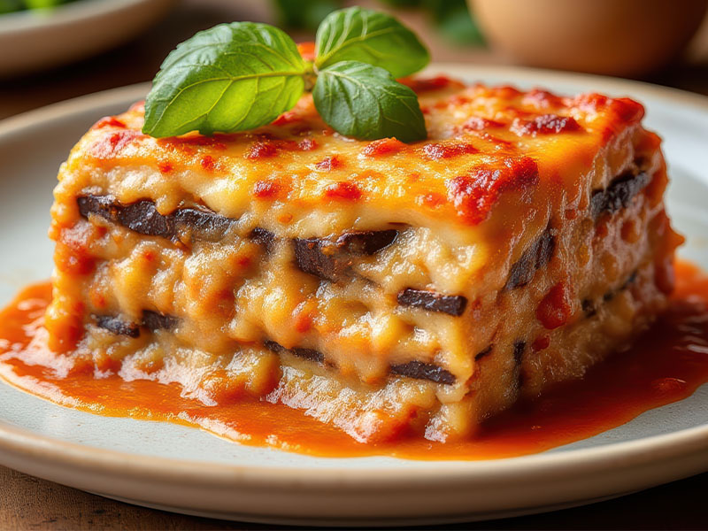 patlıcan lazanyası