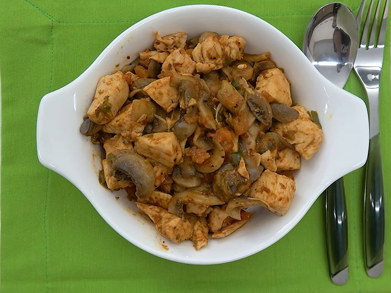 Mantarlı Tavuk Sote