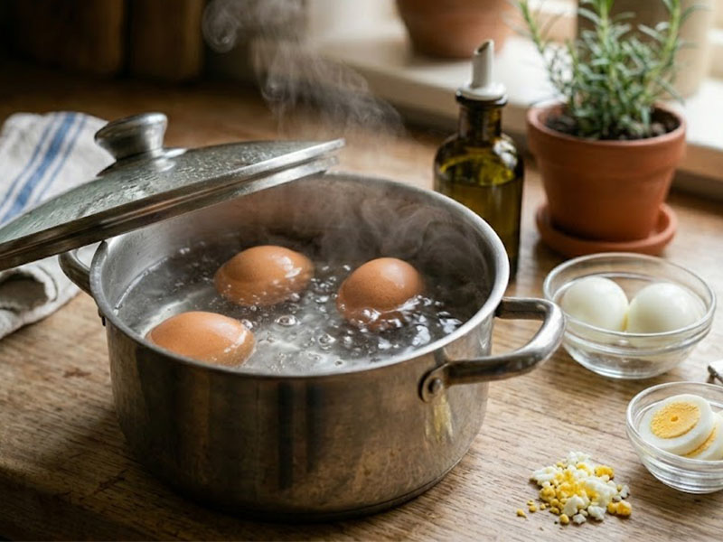 Yumurtaları Haşlama