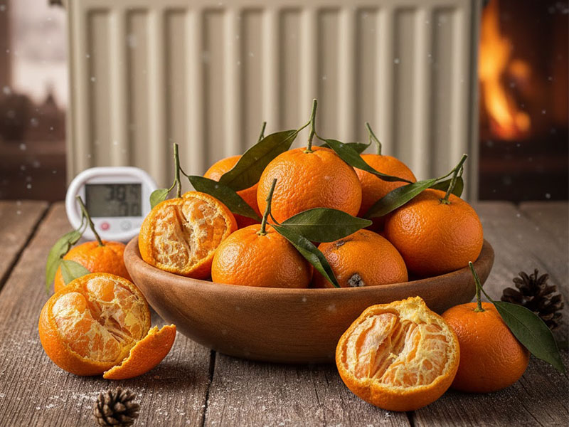 Yanlış Saklama Mandalinaları Kurutuyor