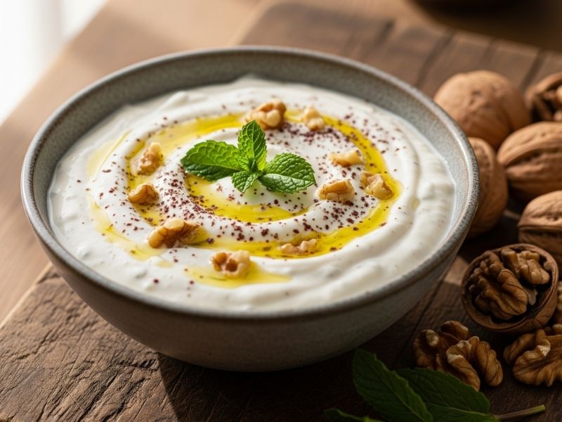 Cevizli Yoğurt Sosu