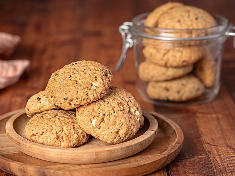 Hindistan Cevizli Fıstık Ezmeli Kurabiye