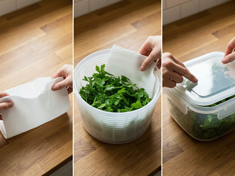 Kağıt Havlu Yöntemiyle Saklama