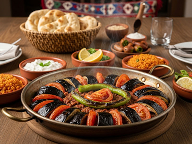 Fırında kısık ateşte pişirin