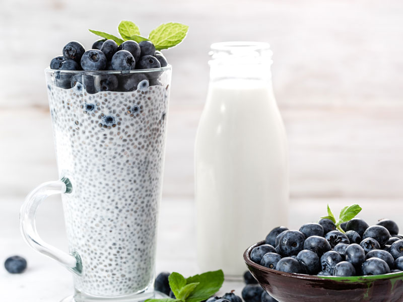 chia tohumlu smoothie