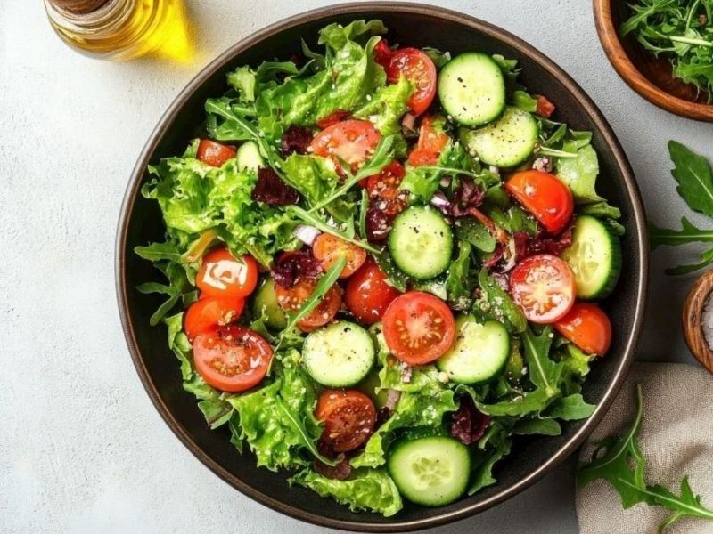 Zeytinyağlı Roka Salatası Tarifi