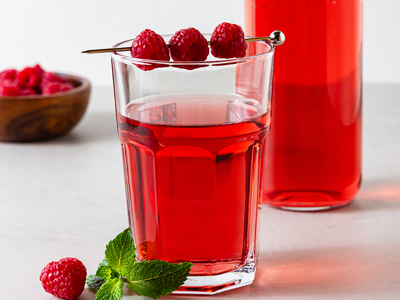 Ahududulu Hibiskus Çayı