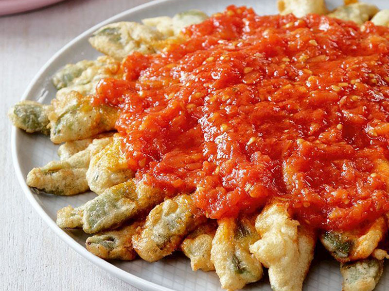taze fasulye kızartması