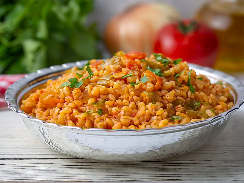 Sebzeli Bulgur Pilavı