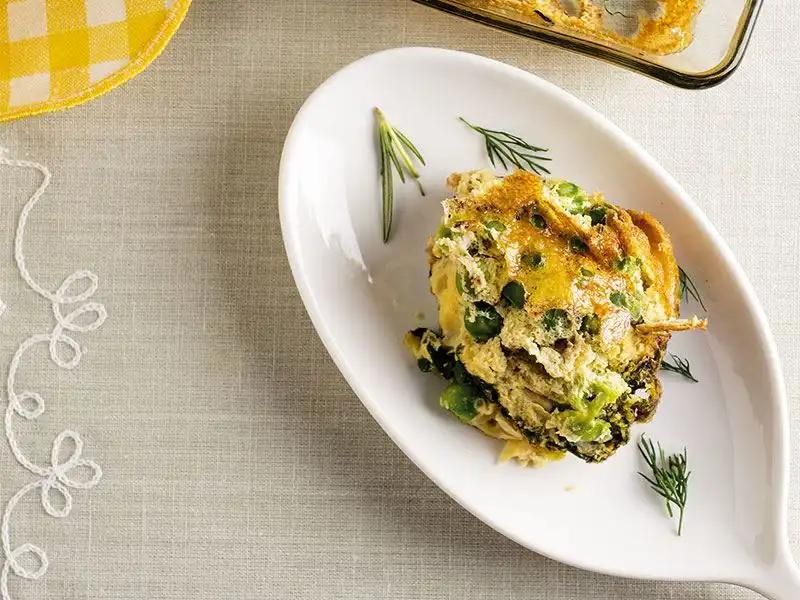 taze otlu frittata