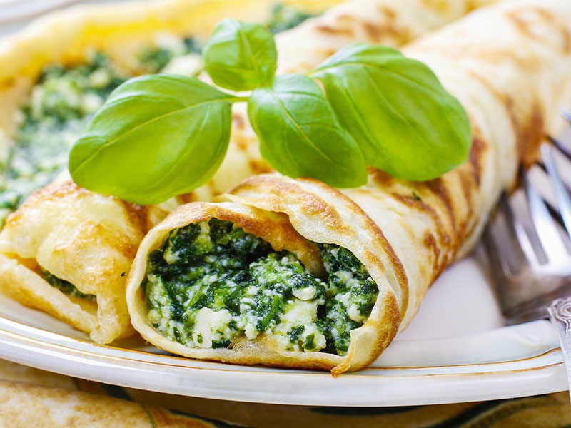 Tavada Pratik Sebzeli Krep