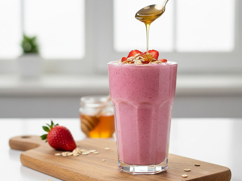 Çilekli Kefir Smoothie