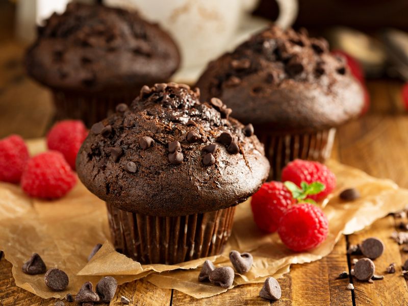 Olympic chocolate muffins